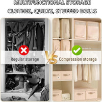 Sac compression couette vêtements gain place - Aéraly