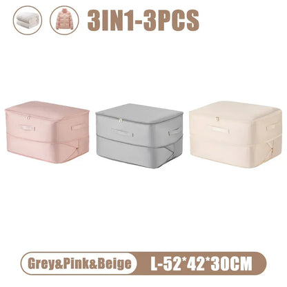 Sac compression couette vêtements gain place L-3 PCS (mix)