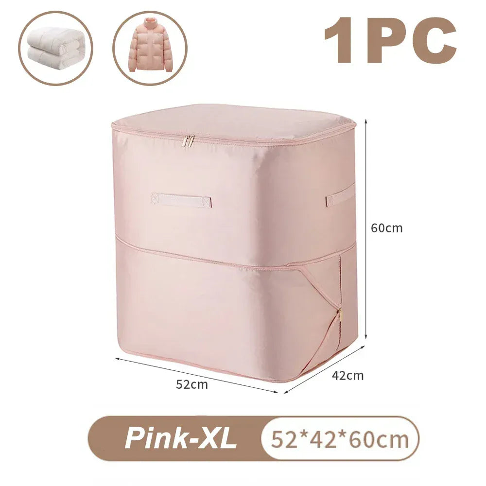 Sac compression couette vêtements gain place XL-Rose-1 PCS