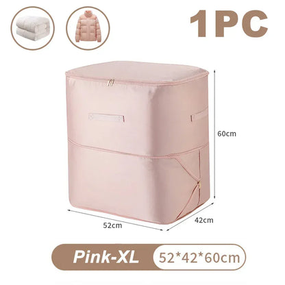 Sac compression couette vêtements gain place XL-Rose-1 PCS
