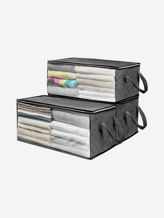 Sac de rangement pour vêtements de grande capacité Gris