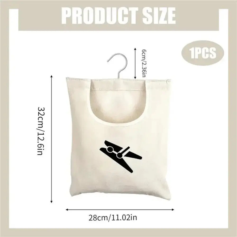 Sac rangement pinces linge suspendre maison - Aéraly