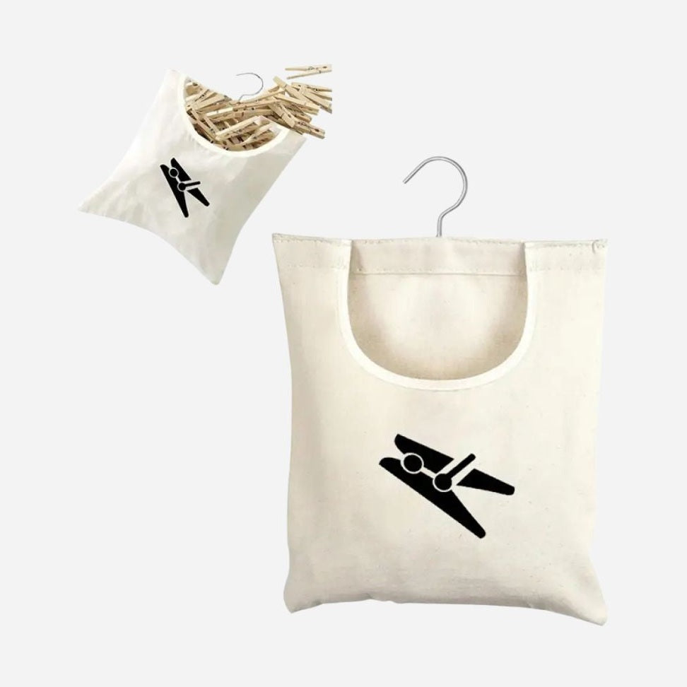 Sac rangement pinces linge suspendre maison - Aéraly
