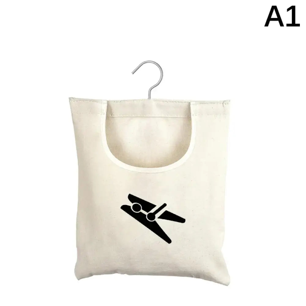 Sac rangement pinces linge suspendre maison Logo pince