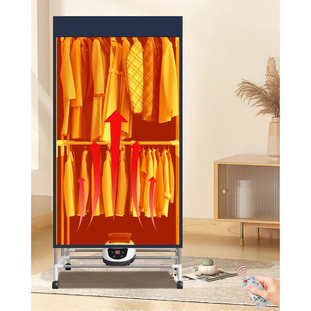 Sèche-linge électrique portable 1500W grande capacité - Aéraly