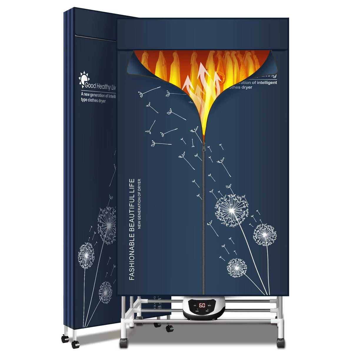 Sèche-linge électrique portable 1500W grande capacité - Aéraly