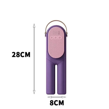 OFS Portable Dryer Folding Drying Clothes Rack Heat By Shoe Drying Machine Small Folding Clothes Rack Efficient and Unique purple