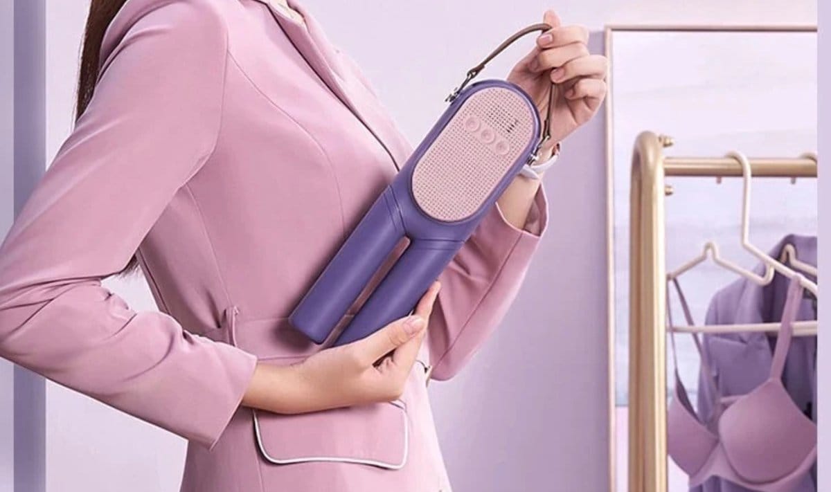 sèche-linge portable pliable chauffant Violet