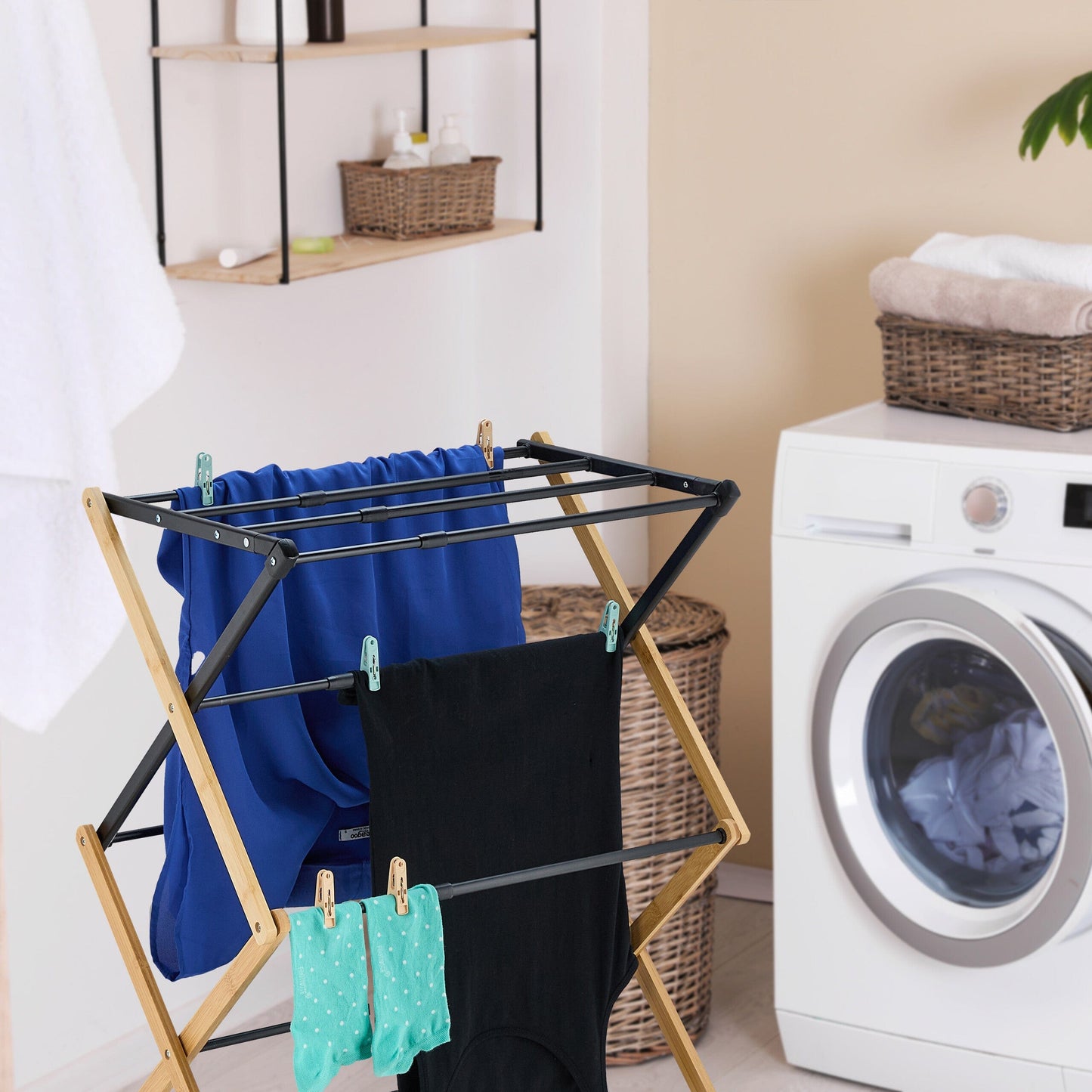 MOD Portable Folding Clothes Drying Rack 1