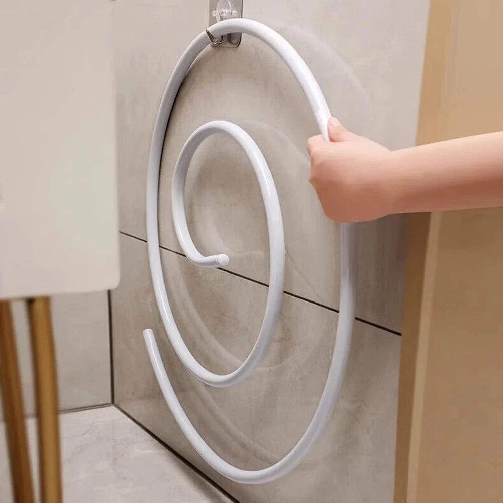 MOD 1/2pcs Round Spirals Sheet Hanger Quilt Sheet Sheet Hangers Multi-Functional Balcony Rotating Spirals Drying Rack For Clothes