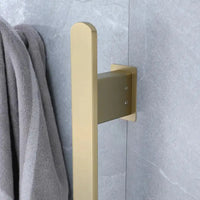 Sèche-serviette chauffant mural 1 barre Wi-Fi | Inox IPX4 | 6 finitions - Aéraly