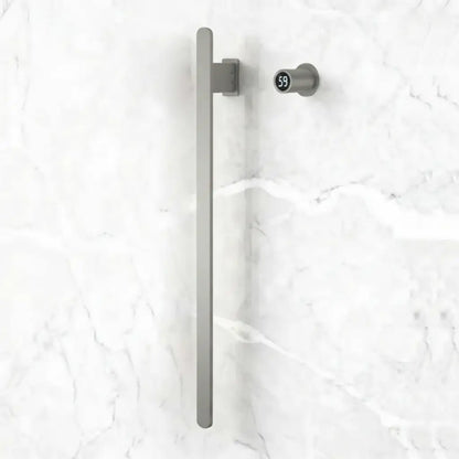 Sèche-Serviette Chauffant Mural 1 Barre 80W WiFi | Inox IPX4 | 6 Finitions - Aeraly