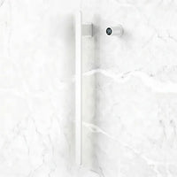 Sèche-serviette chauffant mural 1 barre Wi-Fi | Inox IPX4 | 6 finitions - Aéraly