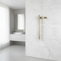 Sèche-serviette chauffant mural 1 barre Wi-Fi | Inox IPX4 | 6 finitions - Aéraly
