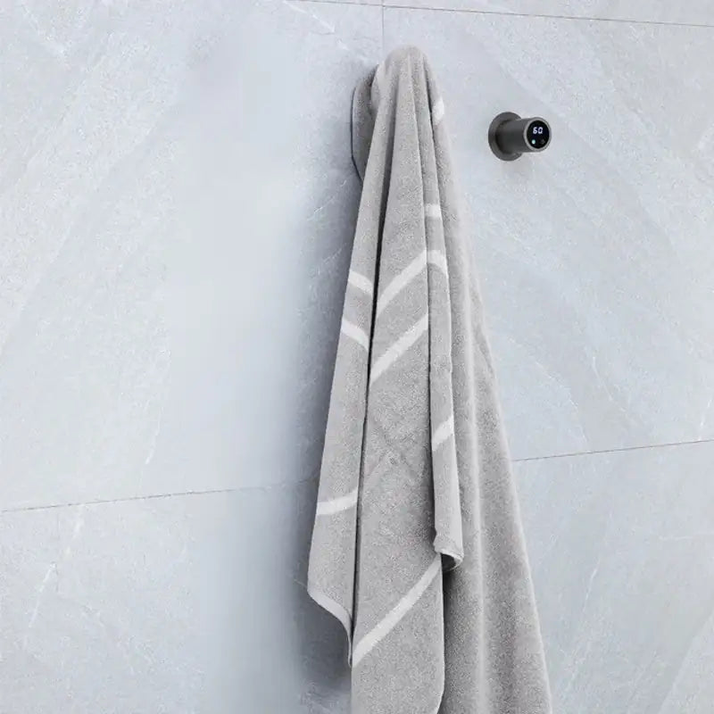 Sèche-Serviette Chauffant Mural 1 Barre 80W WiFi | Inox IPX4 | 6 Finitions - Aeraly