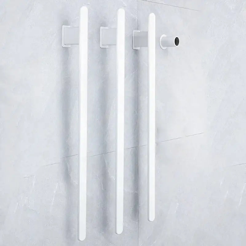 Sèche-Serviette Chauffant Mural 3 Barres 110W WiFi | Inox IPX4 | 6 Finitions - Aeraly
