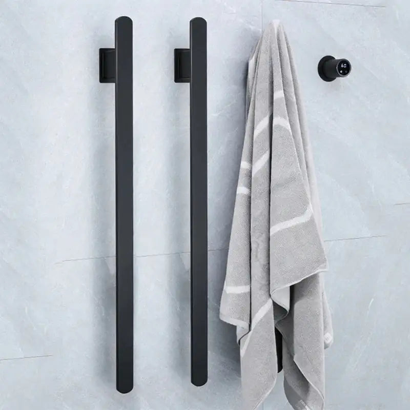 Sèche-Serviette Chauffant Mural 3 Barres 110W WiFi | Inox IPX4 | 6 Finitions - Aeraly