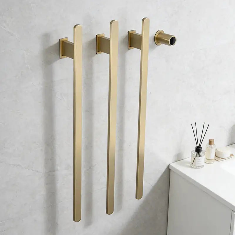 Sèche-Serviette Chauffant Mural 3 Barres 110W WiFi | Inox IPX4 | 6 Finitions - Aeraly