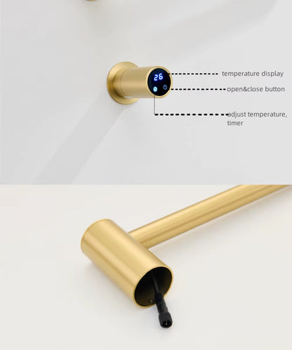 Sèche-serviette design électrique mural – Chauffage intelligent