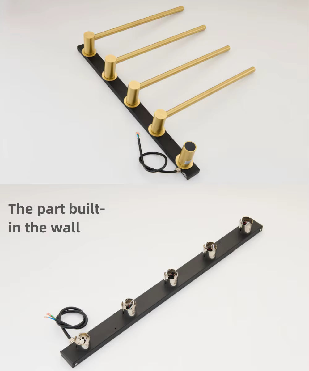 Sèche-serviette design électrique mural – Chauffage intelligent