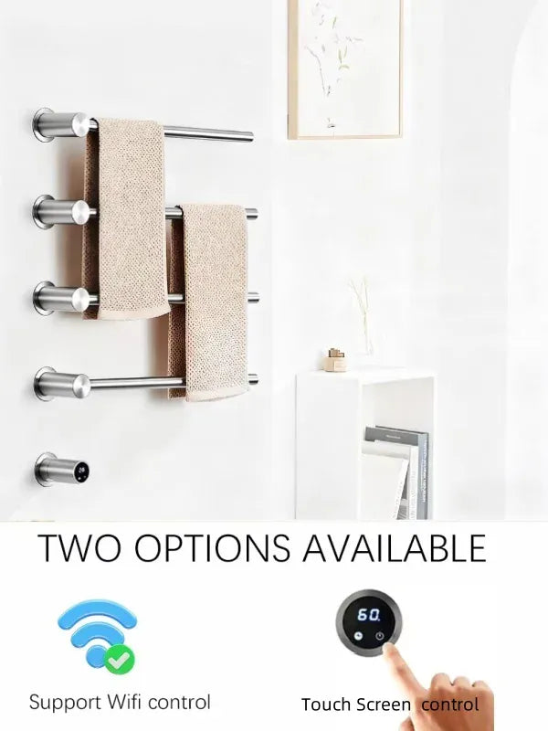 Sèche-serviette design électrique mural – Chauffage intelligent