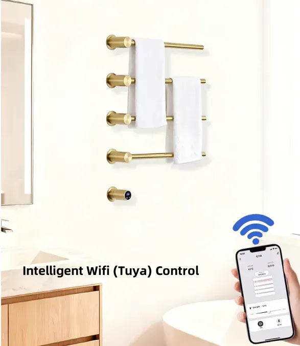 Sèche-serviette design électrique mural – Chauffage intelligent