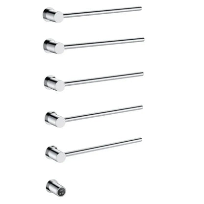 Sèche-serviette design électrique mural – Chauffage intelligent 220V / 5 Chrome brillant