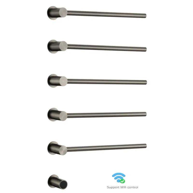 Sèche-serviette design électrique mural – Chauffage intelligent 220V / 5 Gris anthracite - Wifi