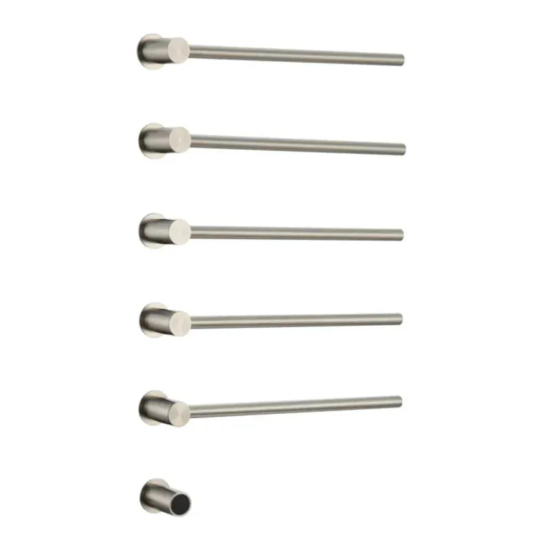 Sèche-serviette design électrique mural – Chauffage intelligent 220V / 5 Nickel brossé