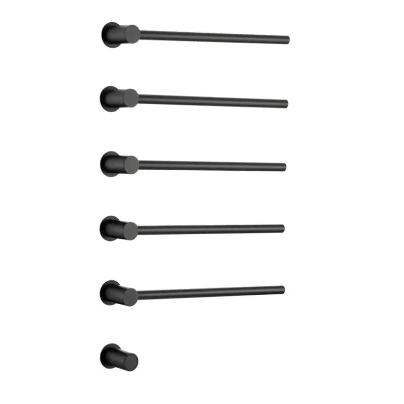 Sèche-serviette design électrique mural – Chauffage intelligent 220V / 5 Noir mat