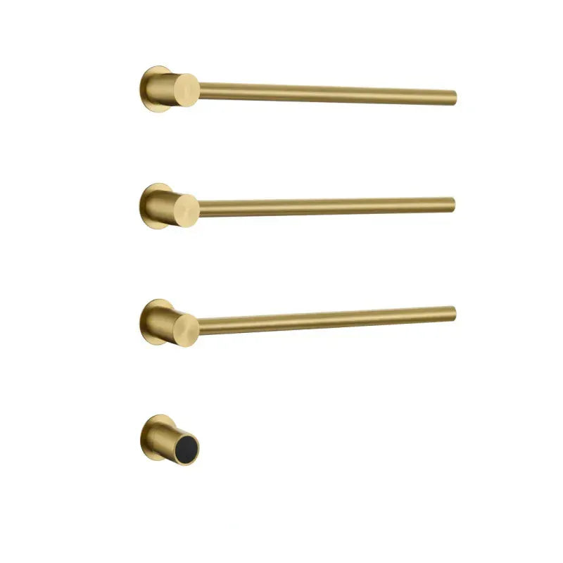 Sèche-serviette design électrique mural – Chauffage intelligent 220V / 3 Or brossé