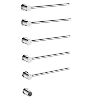 Sèche-serviette design électrique mural – Chauffage intelligent 220V / 5 Chrome brillant