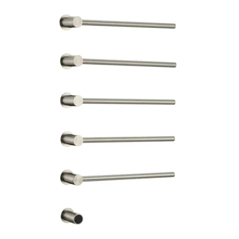 Sèche-serviette design électrique mural – Chauffage intelligent 220V / 5 Nickel brossé