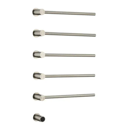 Sèche-serviette design électrique mural – Chauffage intelligent 220V / 5 Nickel brossé