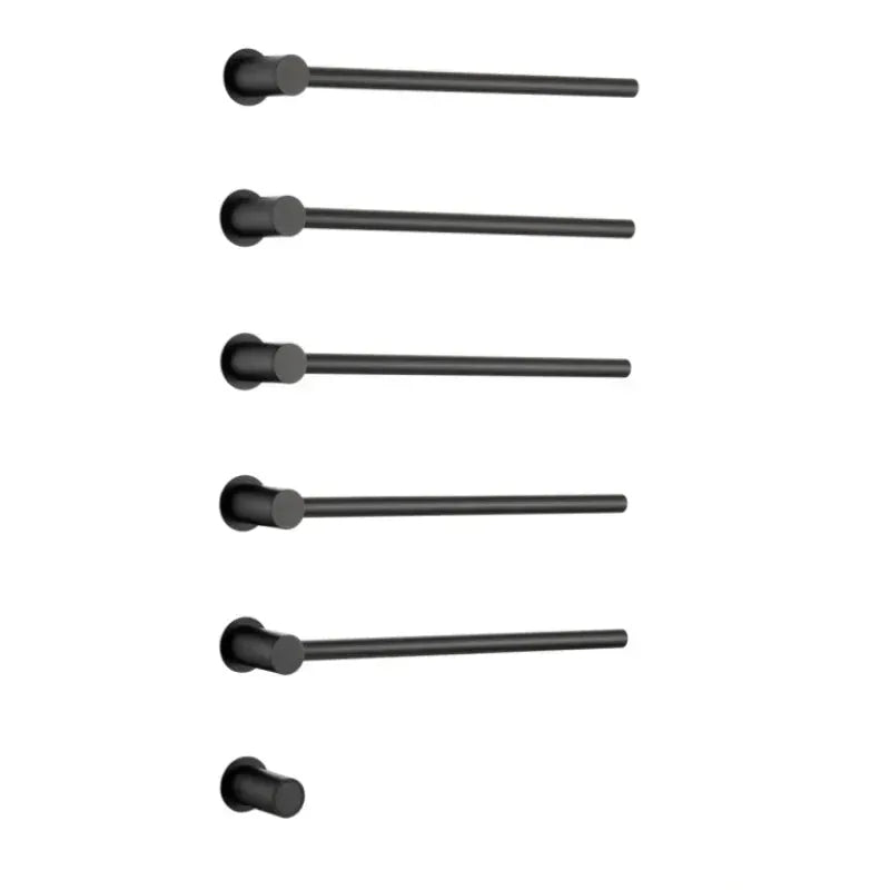 Sèche-serviette design électrique mural – Chauffage intelligent 220V / 5 Noir mat