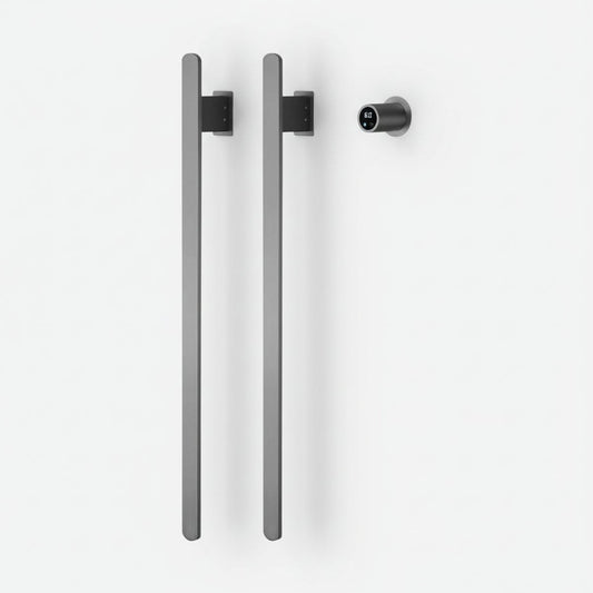 Sèche-serviette électrique design WiFi 80W – mural, discret et élégant - Aeraly