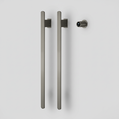 Sèche-serviette électrique design WiFi 80W – mural, discret et élégant