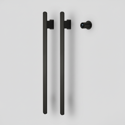 Sèche-serviette électrique design WiFi 80W – mural, discret et élégant