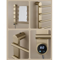 Sèche-Serviette Mural Électrique 65W Tactile - Acier Inoxyadable Aeraly