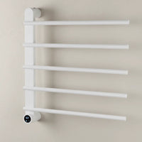 Sèche-Serviette Mural Électrique 65W Tactile - Acier Inoxyadable Blanc Aeraly