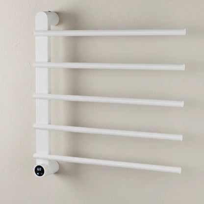 Sèche-Serviette Mural Électrique 65W Tactile - Acier Inoxyadable Blanc Aeraly