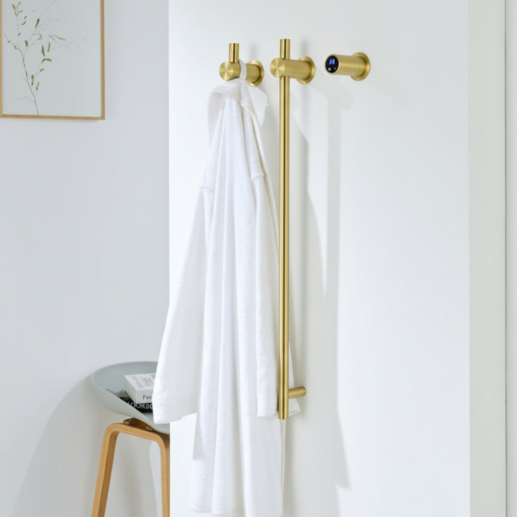 Sèche serviette mural pour salle de bain - 55W - Aeraly