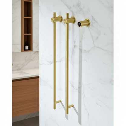Sèche serviette mural pour salle de bain - 55W - Aeraly