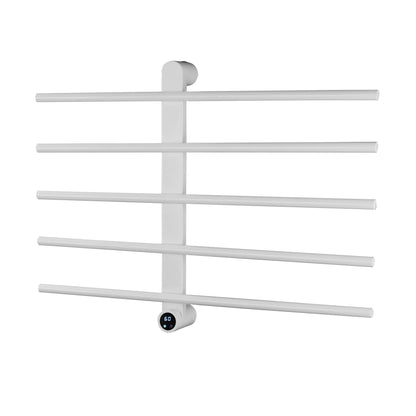 Sèche-Serviette Mural Salle de Bain Électrique 5 Barres 100W - Aeraly