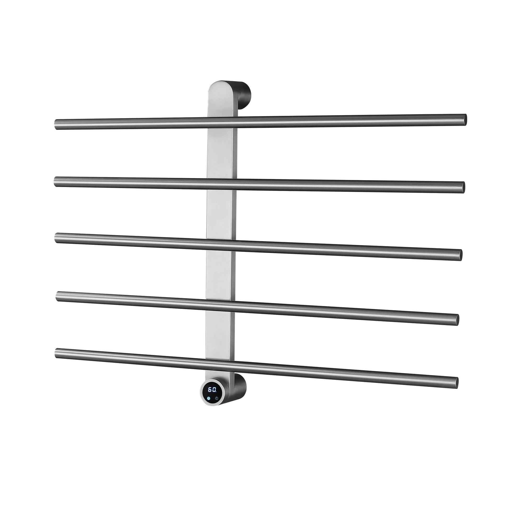 Sèche-Serviette Mural Salle de Bain Électrique 5 Barres 100W - Aeraly