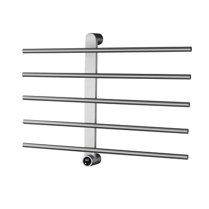 Sèche-Serviette Mural Salle de Bain Électrique 5 Barres 100W - Aeraly
