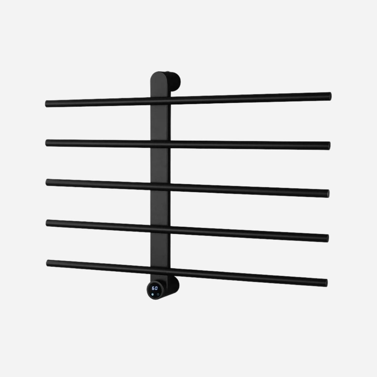 Sèche-Serviette Mural Salle de Bain Électrique 5 Barres 100W - Aeraly