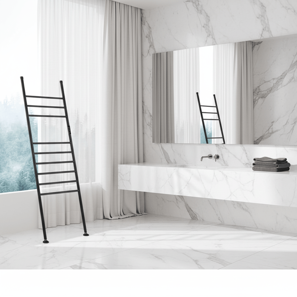 Sèche-Serviette sur Pied Électrique - Style Échelle - 110W - Aeraly