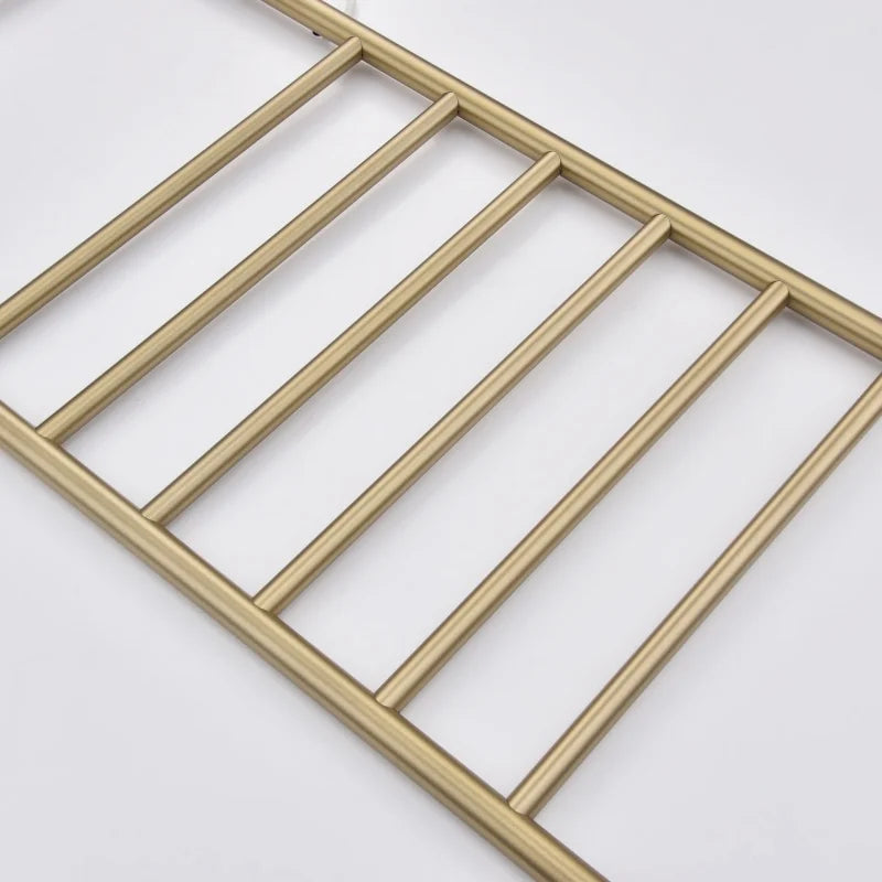 Sèche-Serviette sur Pied Électrique - Style Échelle - 110W Or Brossé Aeraly