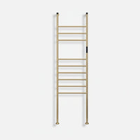 Sèche-Serviette sur Pied Électrique - Style Échelle - 110W Or Brossé Aeraly